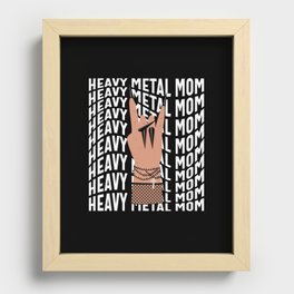 Heavy Metal Mom Recessed Framed Print
