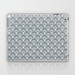 Coastal Deco . Navy Laptop Skin