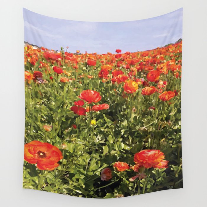 Flower Field Tapestry 2024 rebiogral