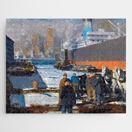 George Bellows Men of the Docks Jigsaw Puzzle