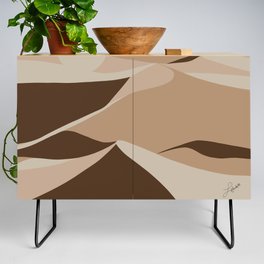 Abstract Sand Dunes Credenza