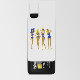 Beach Bombshells – Blondes in Blue Android Card Case