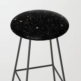 black glitter night  Bar Stool