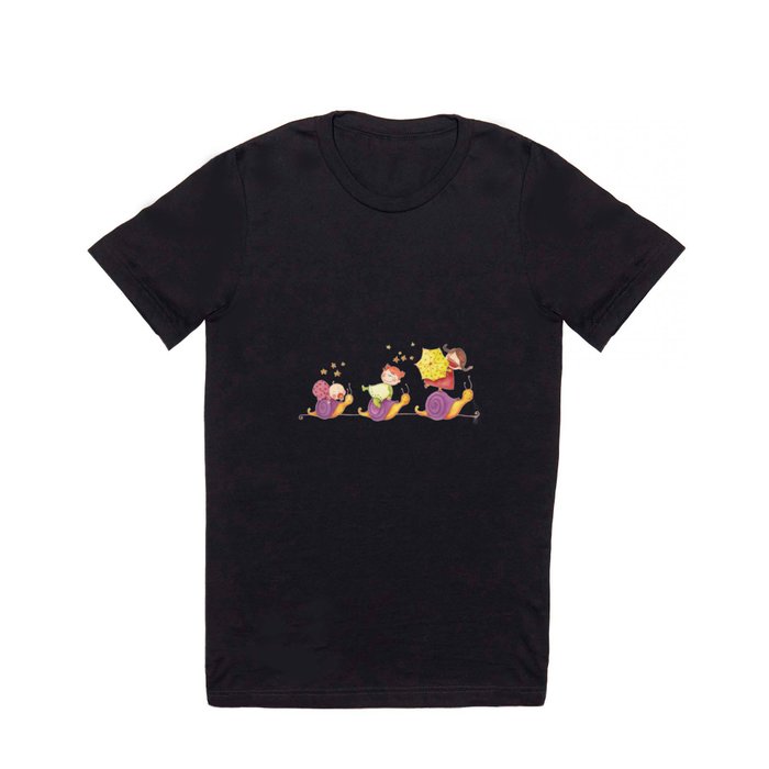 Babies in a snails T Shirt