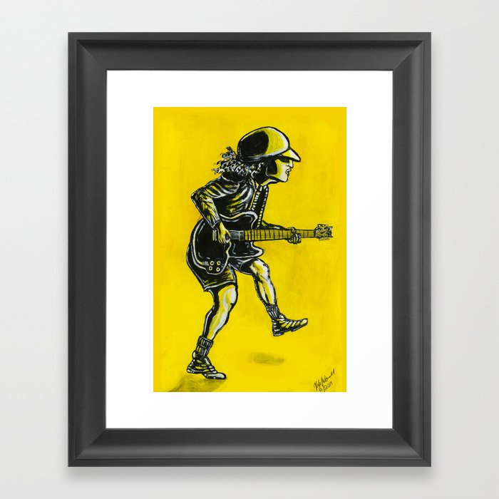 Angus Young Framed Art Print