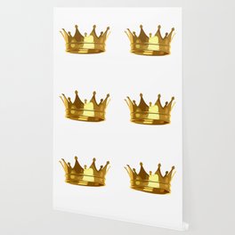 Royal Shining Golden Crown For King Or Queen Wallpaper By