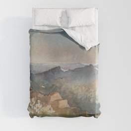 Desert Poppy Duvet Cover