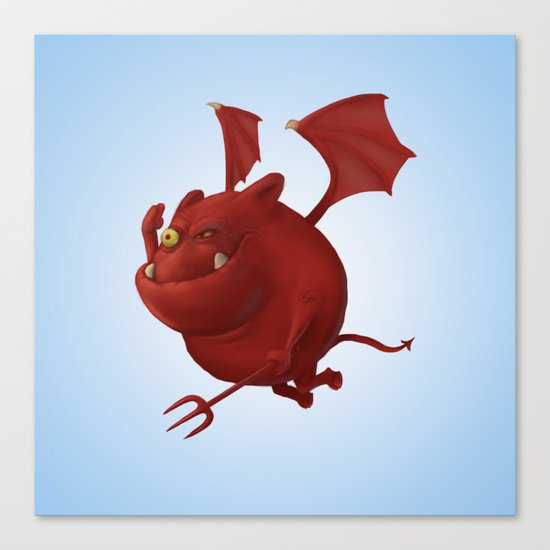 Demon Canvas Print