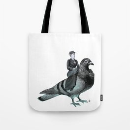 Pigeon Sidesaddle Tote Bag
