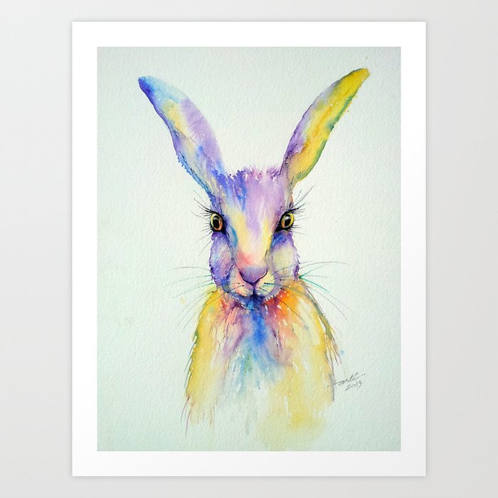 Hare Art Print Art Print
