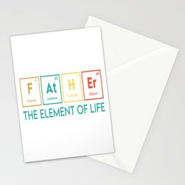Father The Element Of Life Stationery Card