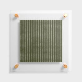 Ribbed (Olive Green) Floating Acrylic Print