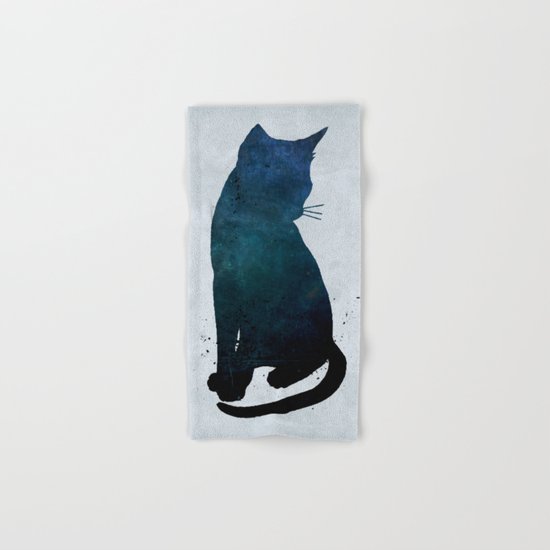 Dark Cat Hand & Bath Towel