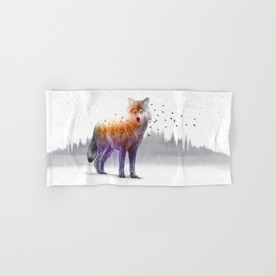 A Wilderness Within / Wolf Hand & Bath Towel
