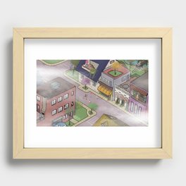 Kids At Play Recessed Framed Print
