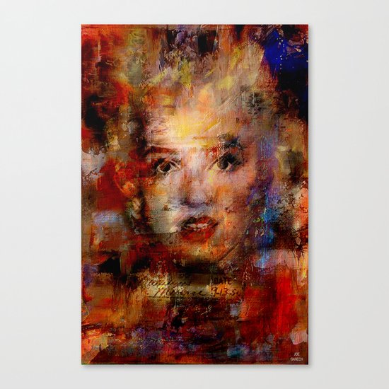 Once upon a time Marilyn Canvas Print
