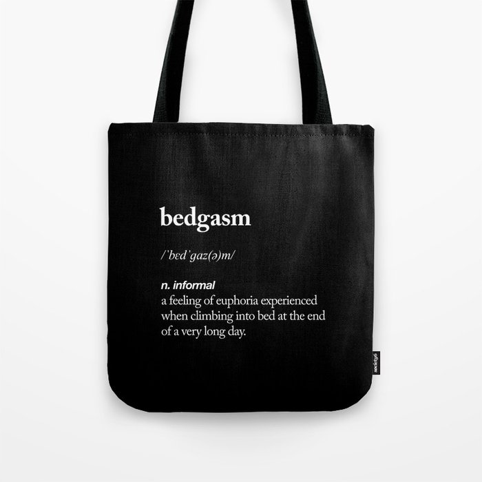 Typo - Art Tote Bag - Off White & Black