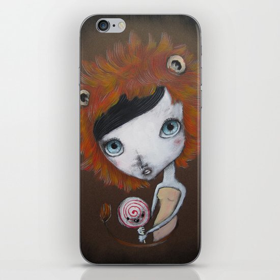 Lion girl iPhone & iPod Skin