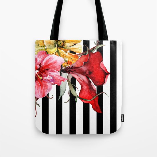 FLORA BOTANICA | stripes Tote Bag