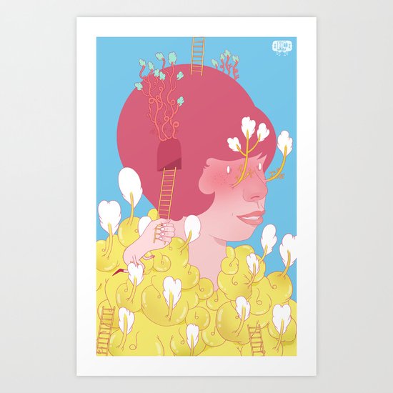 Former And Ladder Art Print