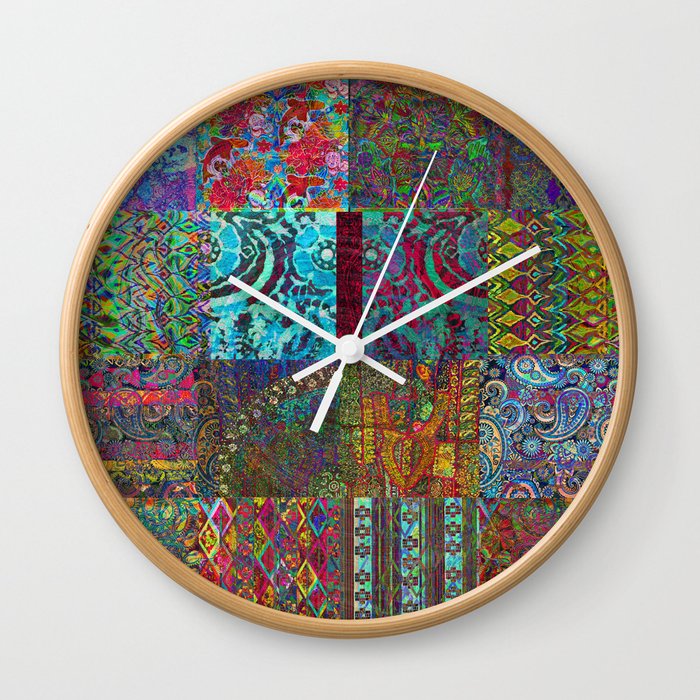 Bohemian Wonderland Wall Clock