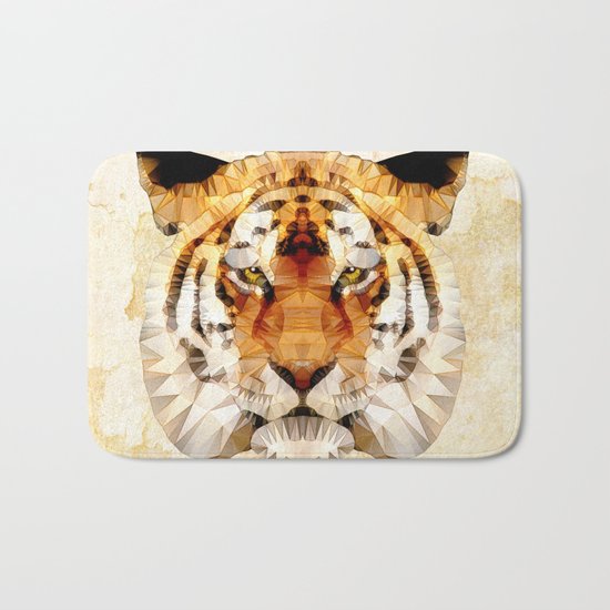 abstract tiger Bath Mat