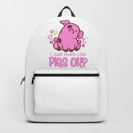 cute pig backpack