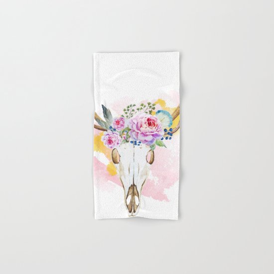 Animal Skull 02 Hand & Bath Towel