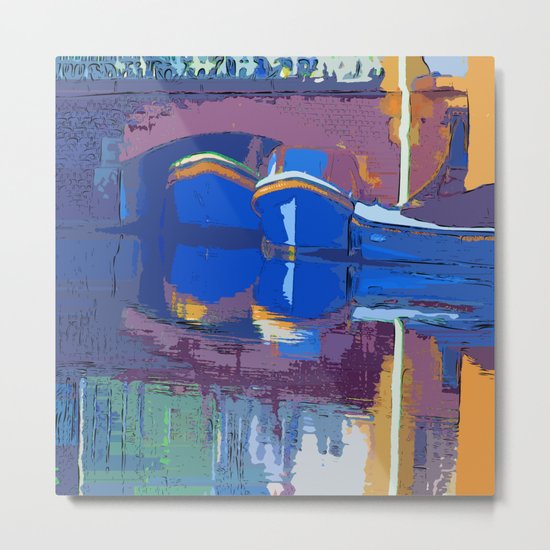 Blue Dreams from Amsterdam Metal Print