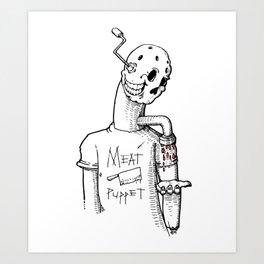 Meat Puppet Art Print