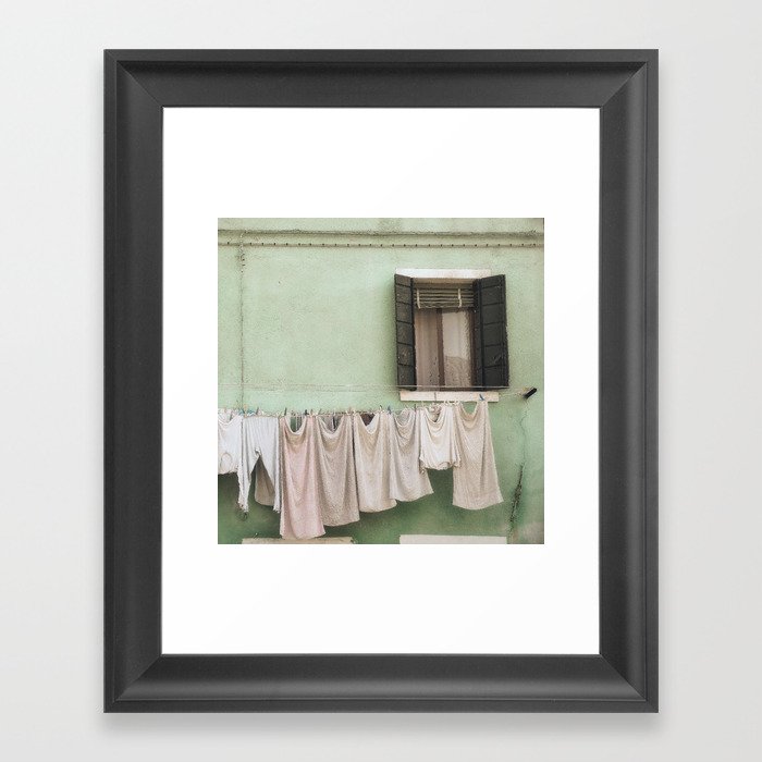 Laundry Day Framed Art Print