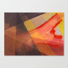 Orange flow Canvas Print