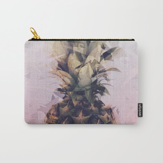 Defragmented Pineapple Carry-All Pouch