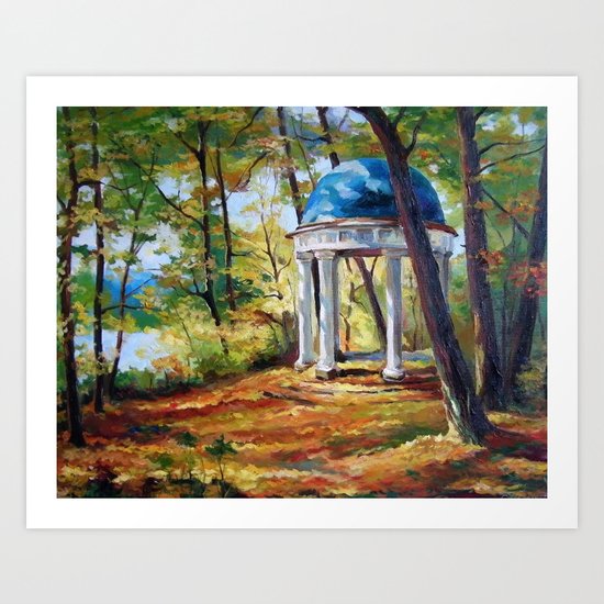 Autumn day Art Print