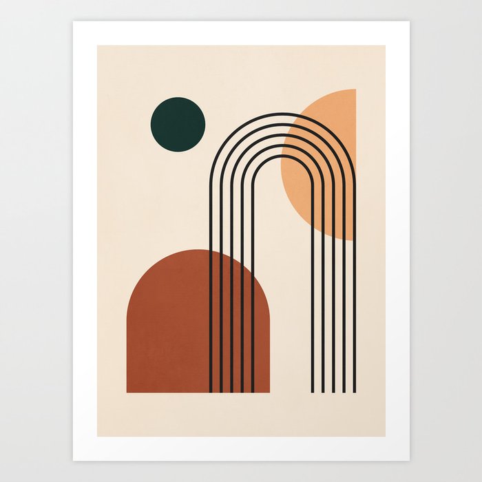 geometric abstract 59 Art Print