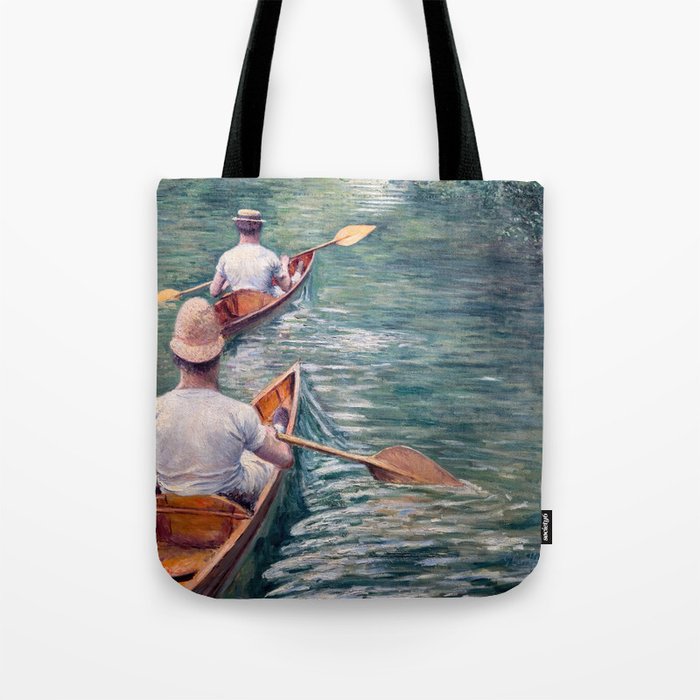 Gustave Caillebotte - Canoes on the Yerres Tote Bag