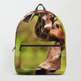 South Africa Photography - Giraffe Smiling Backpack