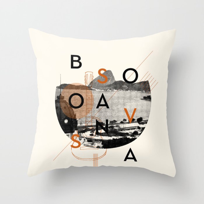 Bossa Nova Throw Pillow