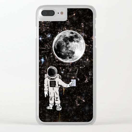 Night Lights Clear iPhone Case