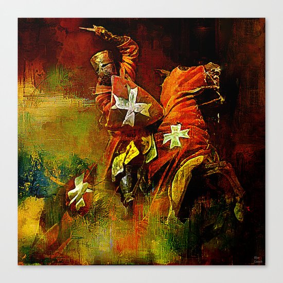 The last assault Canvas Print