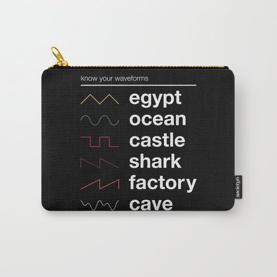 Know your Waveforms Carry-All Pouch