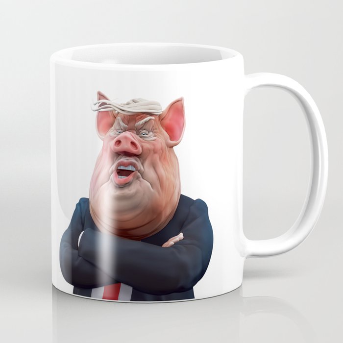 Pig boss talking Coffee Mug