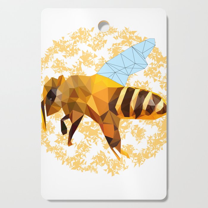 Honey bee polygon Cutting Board