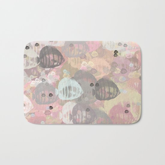 Fish Abstract Sea Life Bath Mat