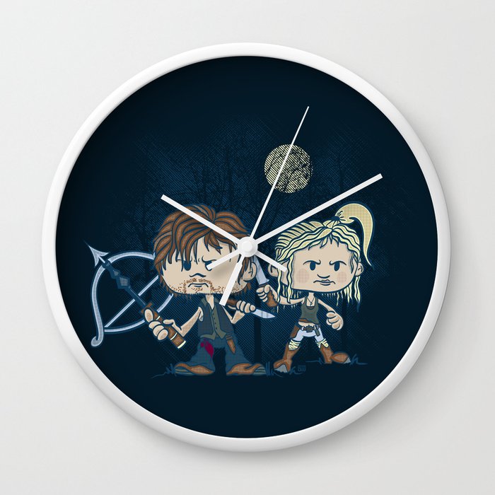 The Odd Couple Wall Clock by doodleheaddee | Society6 The Odd Couple Wall Clock by doodleheaddee | Society6