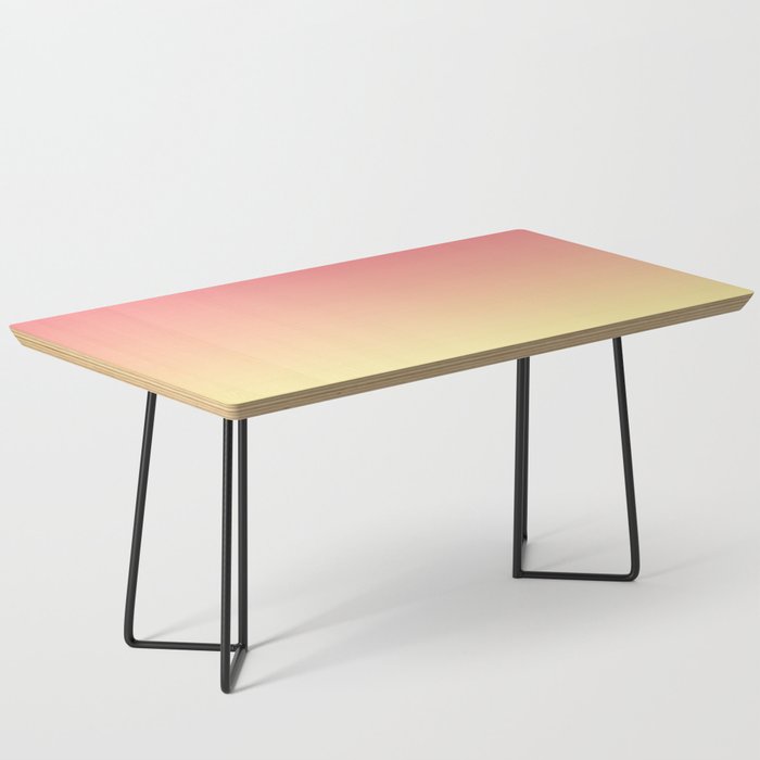 OMBRE PEACH PASTEL COLOR Coffee Table