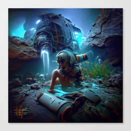 Deep Sea Exploration Canvas Print