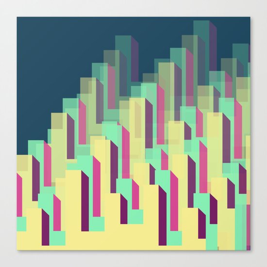Blocks&Layers Canvas Print