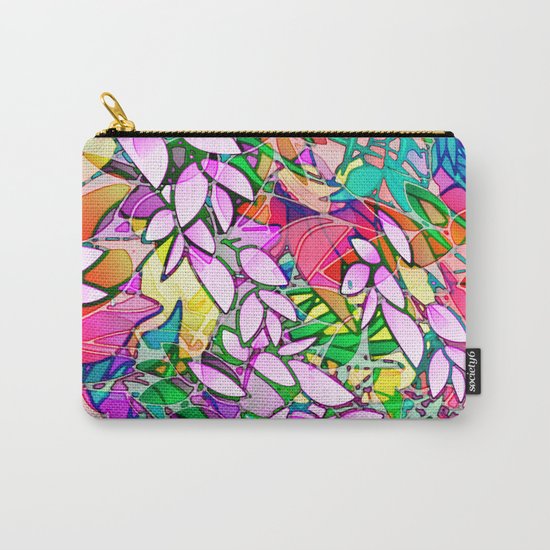Grunge Art Floral Abstract G130 Carry-All Pouch