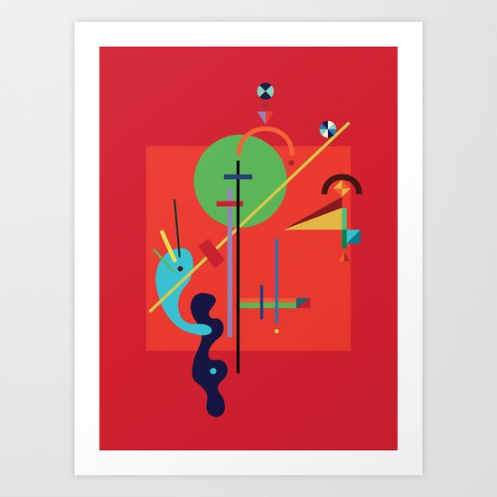 one orange juice, please! Art Print